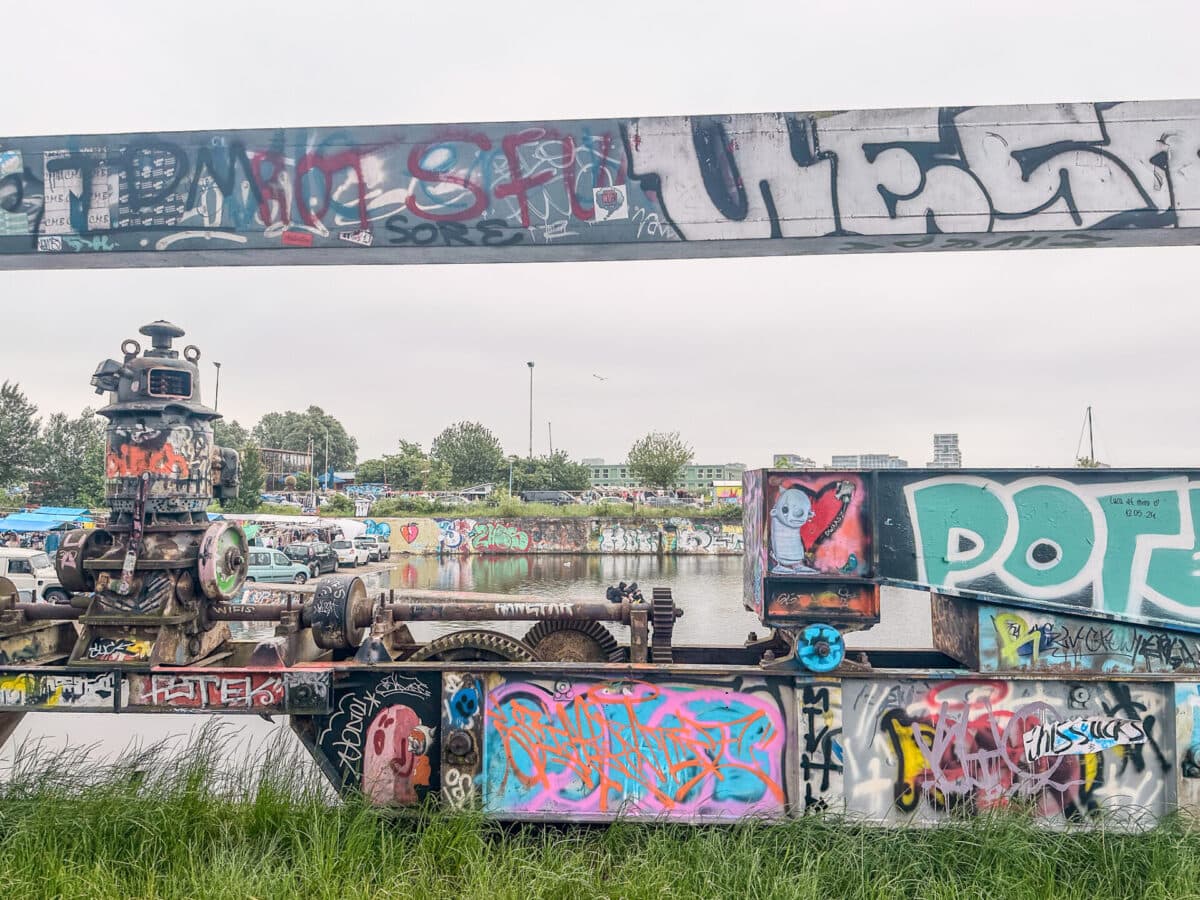 Street art stops plotted on Google My Maps