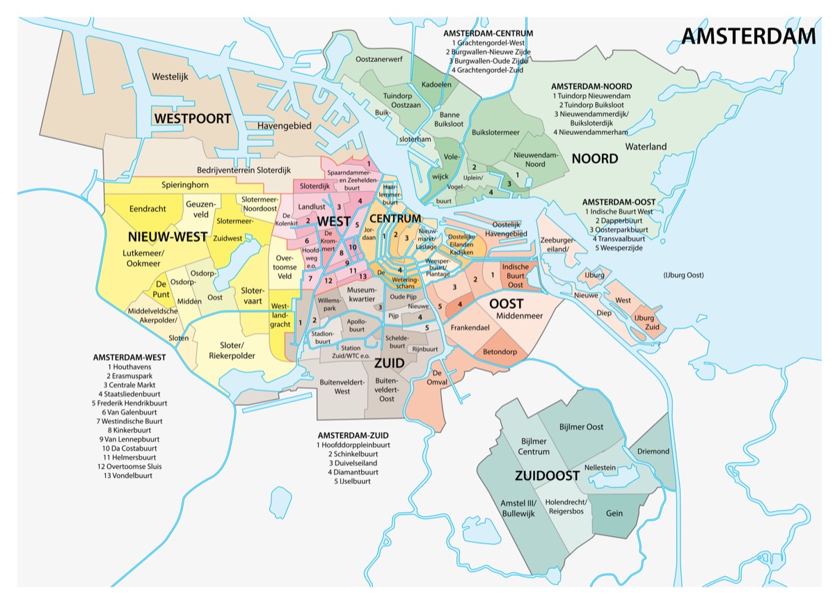 Amsterdam map