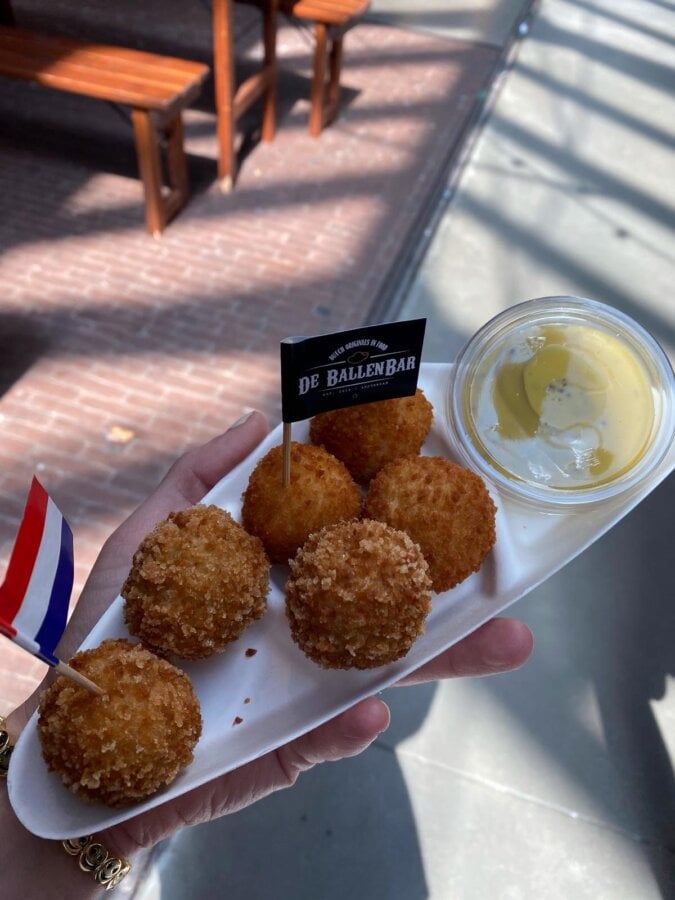 Amsterdam on a Budget: 10 Free and Low-Cost Activities for Travelers 7 Amsterdam Foodhallen bitterballen snack at De BallenBar