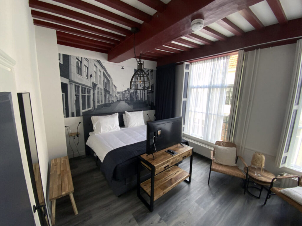 Walking the Netherlands' New Long-Distance Salt Path: A Journey Through Nature and Culture 14 bed and room interior of the B&B Karmeliet former church