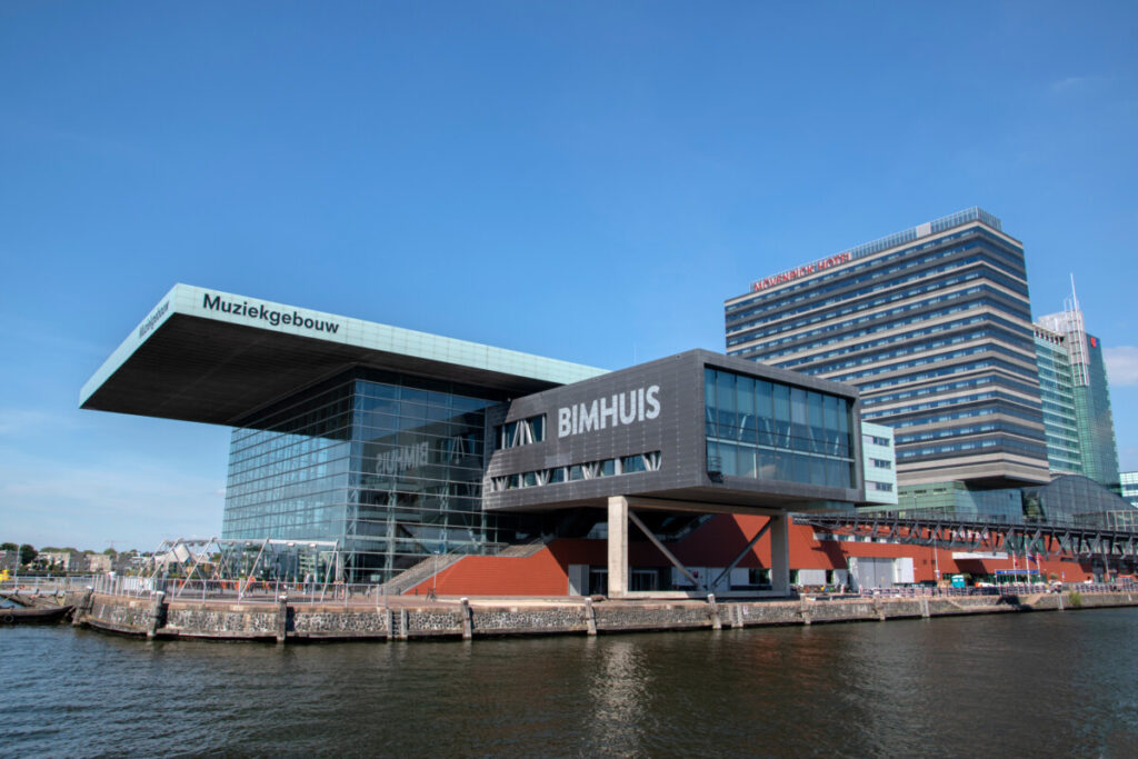 Amsterdam on a Budget: 10 Free and Low-Cost Activities for Travelers 9 Building exterior of the Bimhuis Music Hall in Amsterdam, Netherlands
