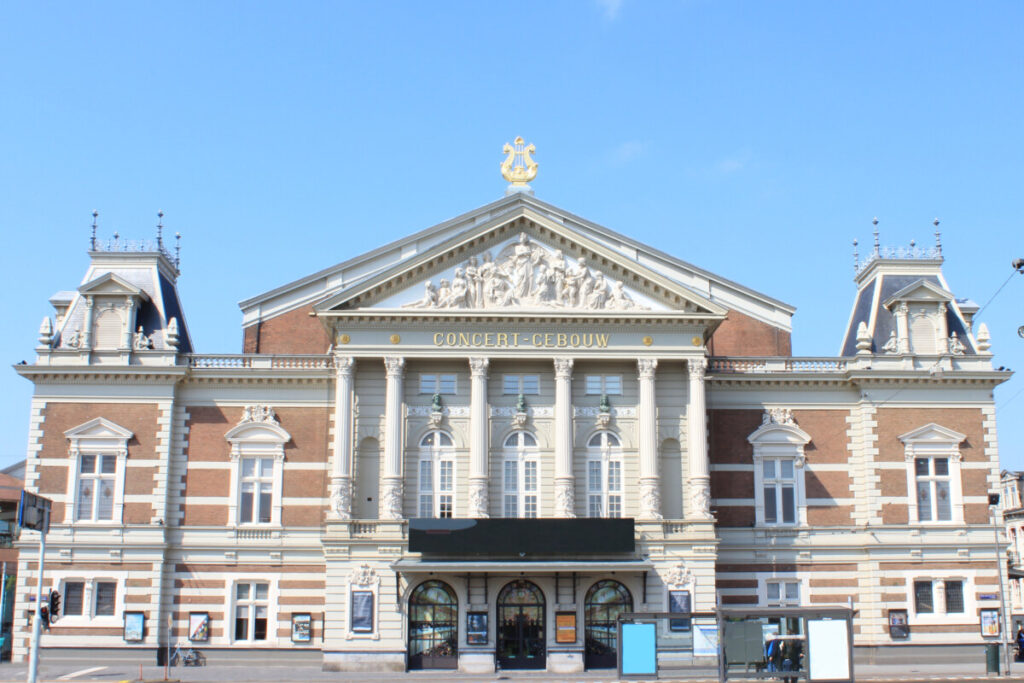 Top 8 Musical Experiences in Amsterdam: From Concerts to Jazz Clubs 2 Front and exterior of the Concertgebouw in Amsterdam, Netherlands