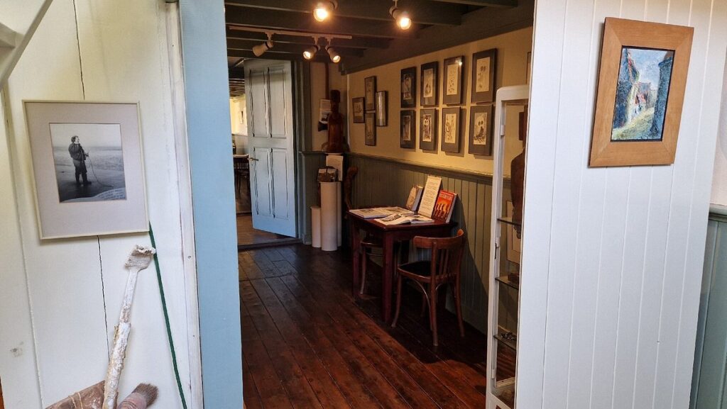Walking the Netherlands' New Long-Distance Salt Path: A Journey Through Nature and Culture 10 Exhibit and the art displays at Eiland Galerij in Texel, Netherlands