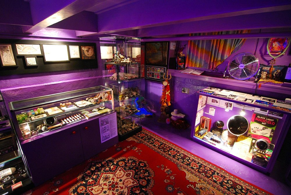 exhibit inside the Electric Ladyland Museum in Amsterdam