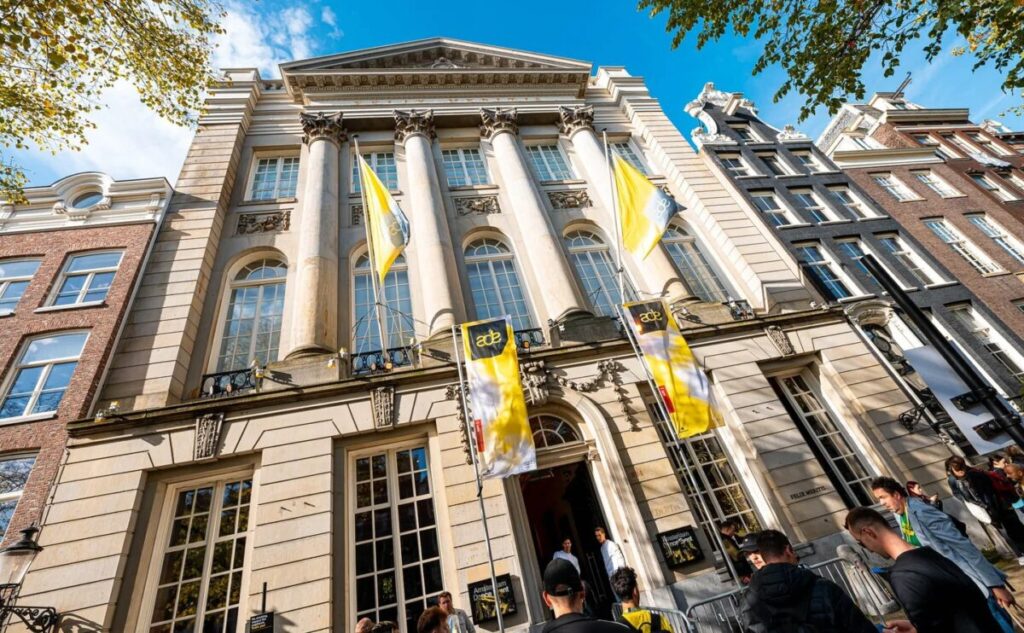 Where to Stay for Amsterdam Dance Event: 2026’s Top Areas & Insider Tips 2 Exterior view of the Amsterdam Museum of Modern Art, highlighting the Felix Meritis building during the Amsterdam Dance Event.