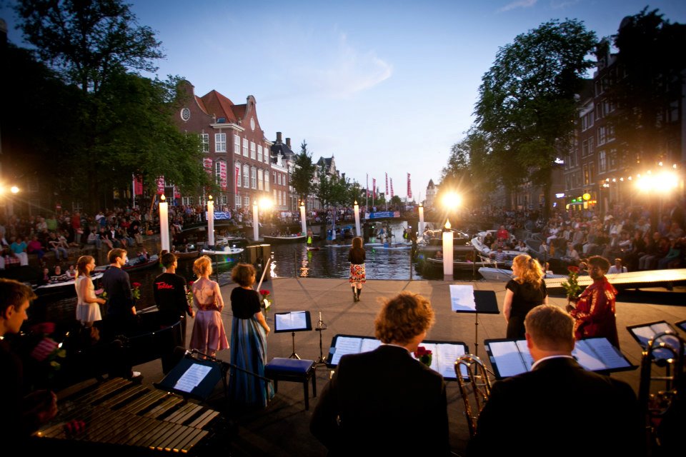 Top 8 Musical Experiences in Amsterdam: From Concerts to Jazz Clubs 5 Live concert at the canal during the Grachtenfestival in Amsterdam, Netherlands