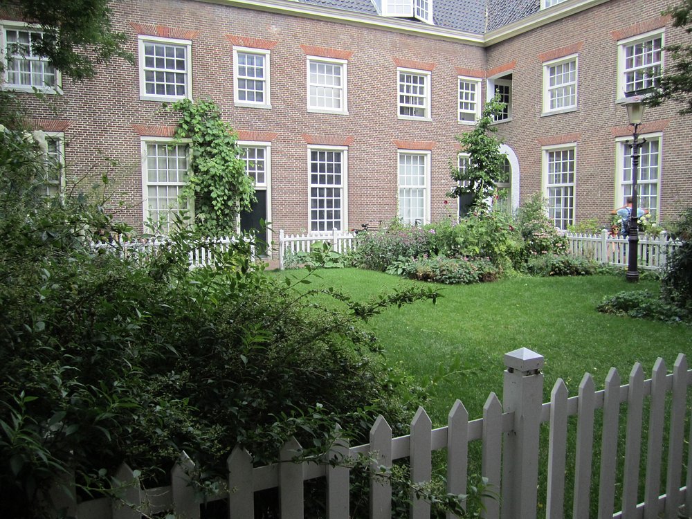 The Karthuizerhof hidden courtyard in Amsterdam, Netherlands