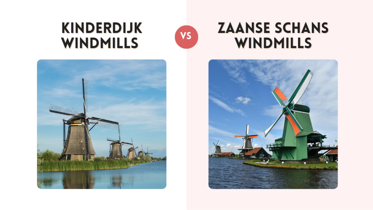 Kinderdijk vs Zaanse Schans Windmills: Which Dutch Icon Wins? 1 Kinderdijk vs Zaanse Schans Windmills: Which Dutch Icon Wins?