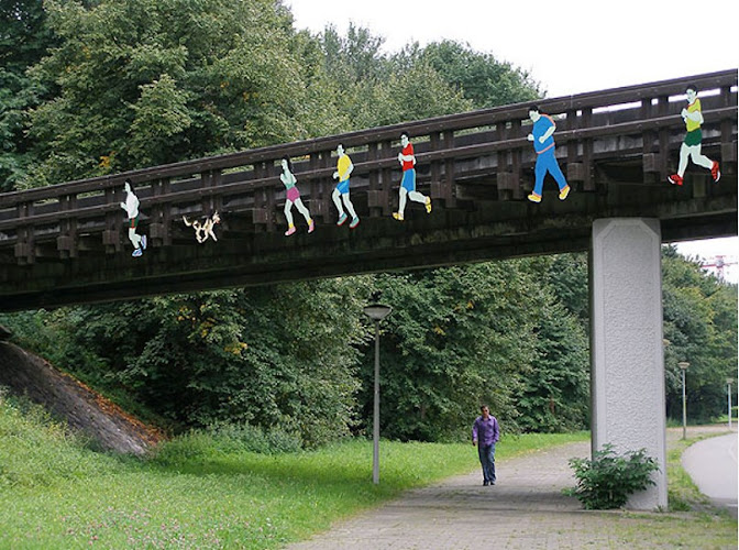 Trimmers Beeldhouwwerk