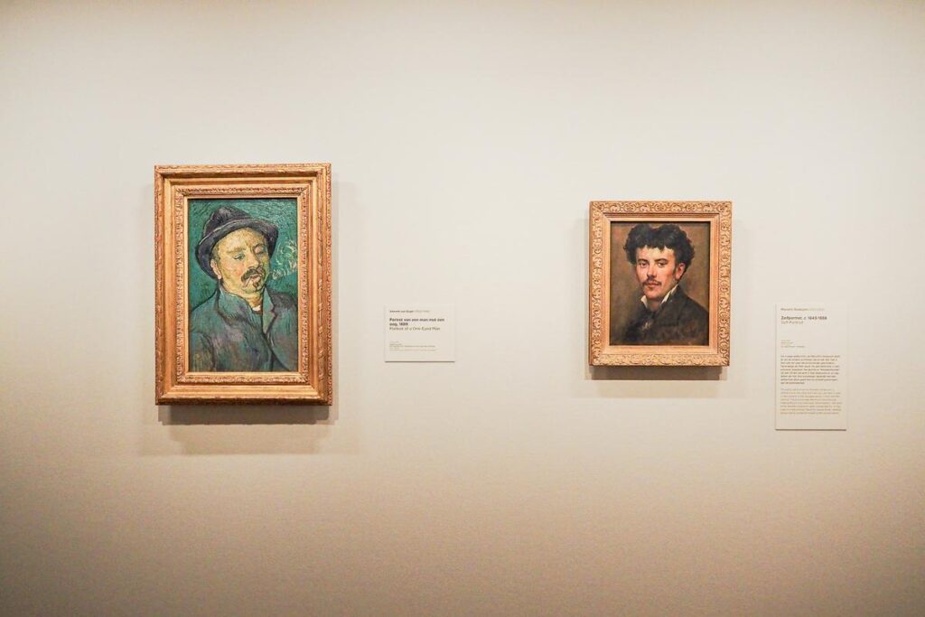 Amsterdam Museum 4 Van Gogh's 'Portrait of a One-Eyed Man' painting displayed at an Amsterdam museum